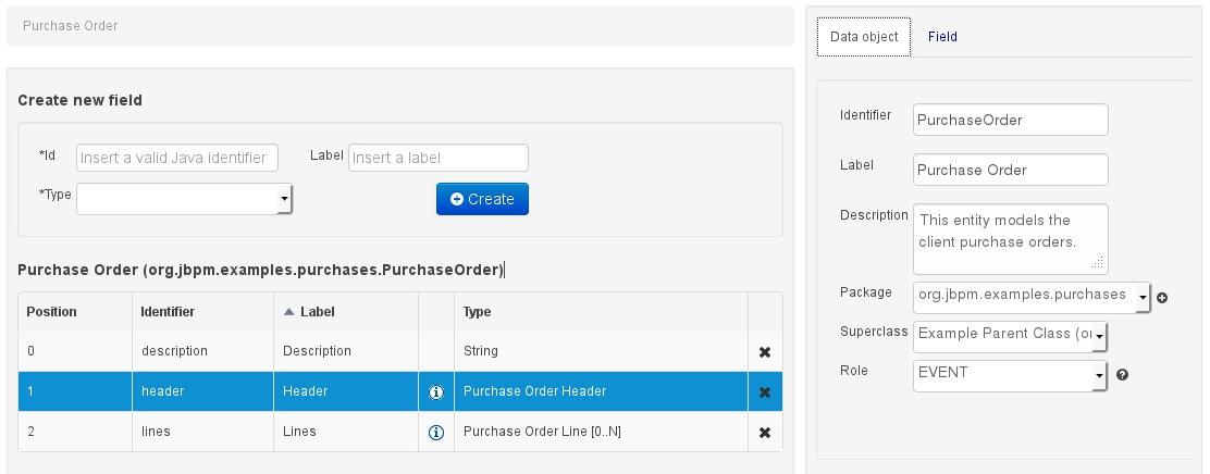 Purchase Order configuration