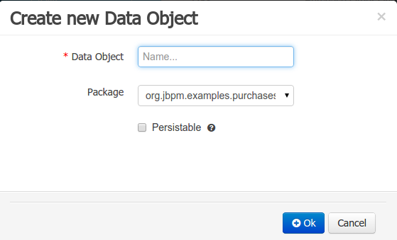New Data Object menu option