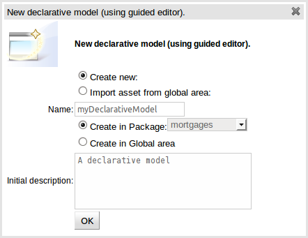 Creating a Declarative Model asset
