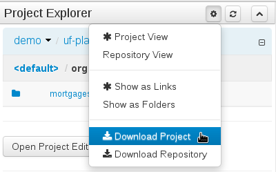 Repository and Project Downloads
