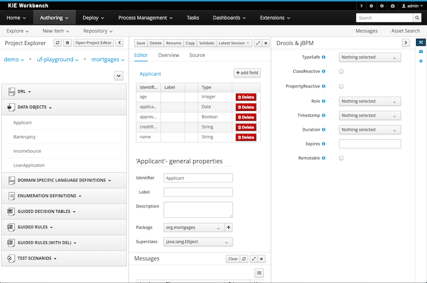 Workbench - Resized editor window with limited horizontal space