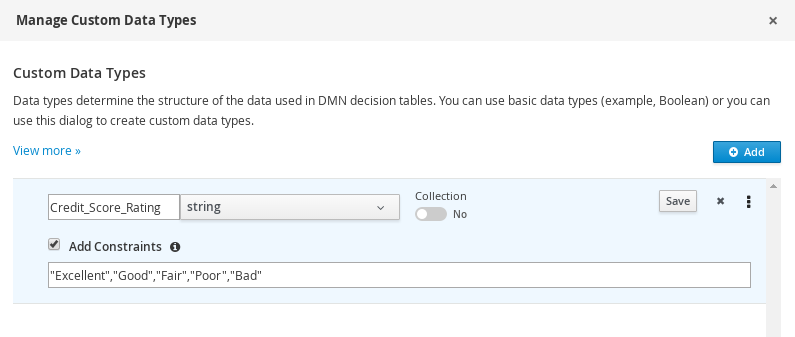 dmn custom data type example