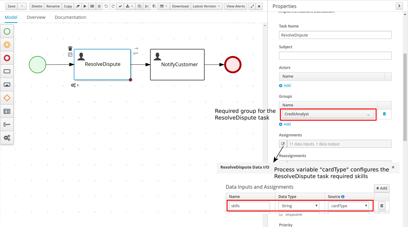 ResolveDisputeTaskConfiguration